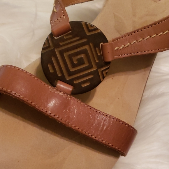 Hot Tomato Wedge Sandal Size 9M - Picture 5 of 7